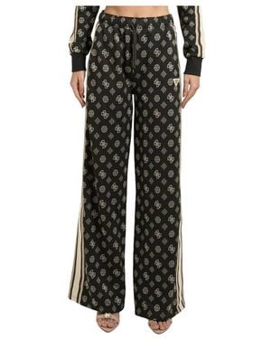 Guess Wide Trousers - Zwart