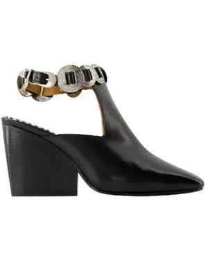 Toga Leather Boots - Zwart