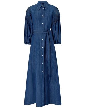 Pinko Odalisca Abito Light Denim - Blauw