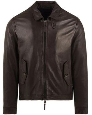 The Jack Leathers Leather Jackets - Black