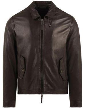 The Jack Leathers Leather Jackets - Black