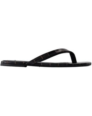 TOTEME Flip Flops - Black