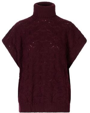 Etro Wollmischungs-Rollkragenpullover - Lila