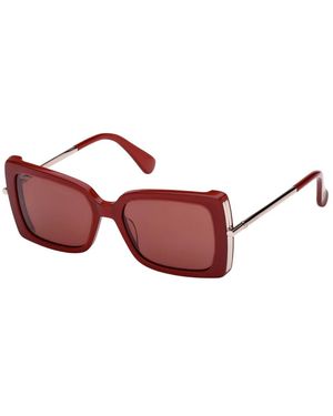 Max Mara Accessoires ,Rood ,Roquebrune Mm 0166 Zonnebril