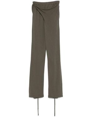OTTOLINGER Linen Blend Trousers - Green