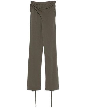 OTTOLINGER Linen Blend Trousers - Green