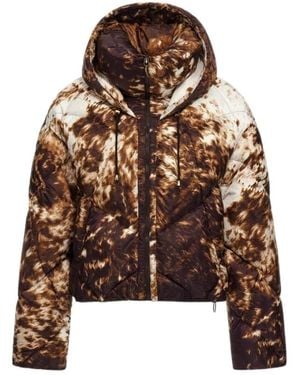 Roberto Cavalli Winter Jackets - Brown