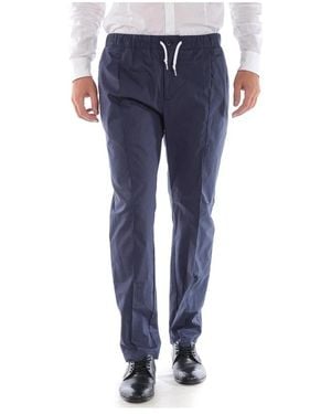 Daniele Alessandrini Slim-Fit Trousers - Blue