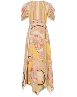 La DoubleJ Cherie Scarf Dress - Metallic