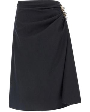 Dries Van Noten Midi Skirts - Noir