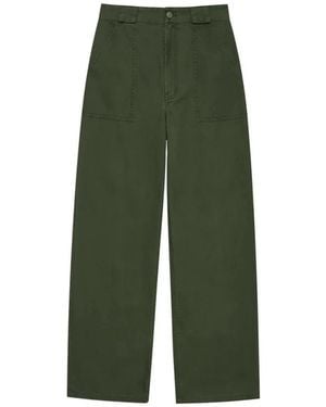 Anine Bing Wide Pants - Green