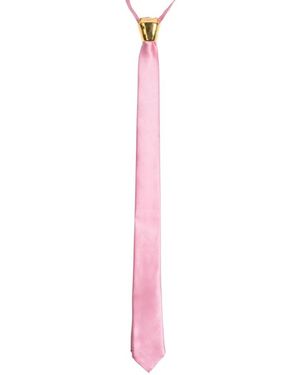 Cor Sine Labe Doli Seidenkrawatte Mit Keramik-Goldknoten - Pink