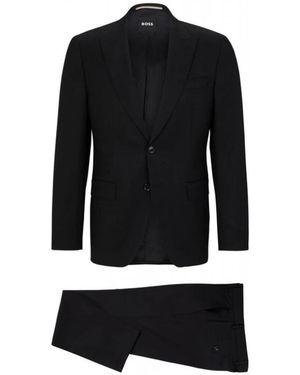 BOSS Single Breasted Suits - Black