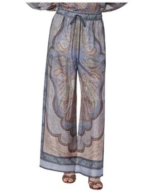 Zimmermann Wide Trousers - Azul