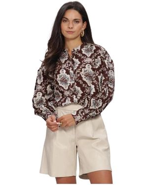 Antik Batik Irene Blouse - Bruin
