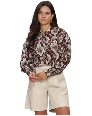 Antik Batik Irene Blouse - Bruin