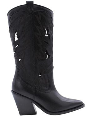 Bronx Cowboy Boots - Noir