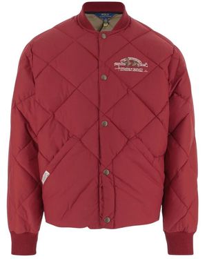 Polo Ralph Lauren Gewatteerd Jack Van Katoenmix - Rood