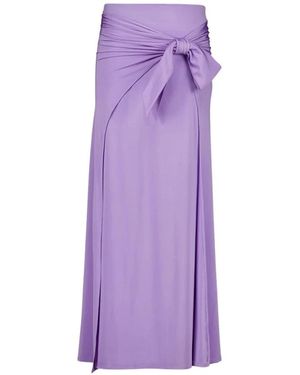Rabanne Maxi Skirts - Purple
