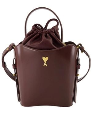Ami Paris Bucket Bags - Brown