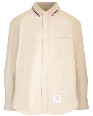 Thom Browne Overhemden ,Wit ,Shirts - Naturel