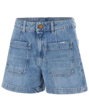 The Seafarer Denim Shorts - Blue
