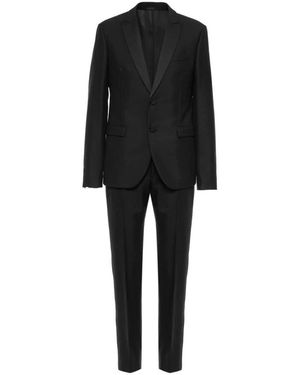 Valentino Garavani Single Breasted Suits - Zwart