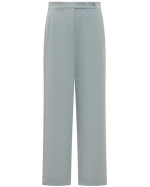 Emporio Armani Straight Trousers - Grey