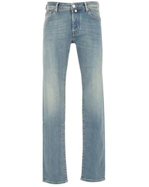Jacob Cohen Jeans ,Blauw ,Katoen Bard Slim Jeans
