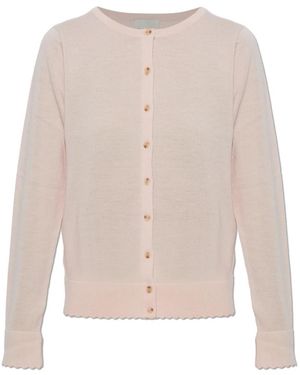 Posse Truien & Vesten ,Roze ,Wol Maisie Cardigan - Wit