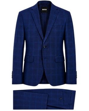 HUGO Single Breasted Suits - Azul