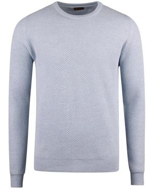 Stenströms Round-Neck Knitwear - Blue