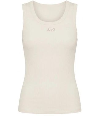 Liu Jo Sleeveless Tops - Neutro
