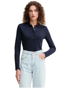 Lacoste L.12.D Stretch Mini Piqué Polo - Blauw