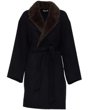 P.A.R.O.S.H. Belted Coats - Negro
