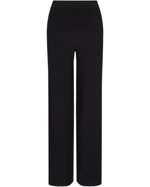 Emporio Armani Straight Trousers - Noir