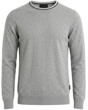 Sand Round-Neck Knitwear - Grey
