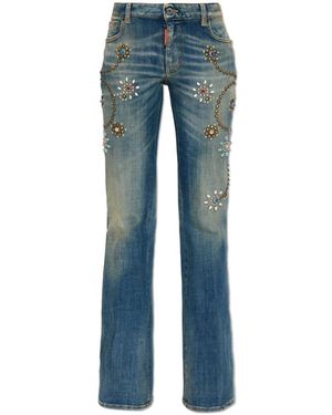 DSquared² Boot-Cut Jeans - Azul