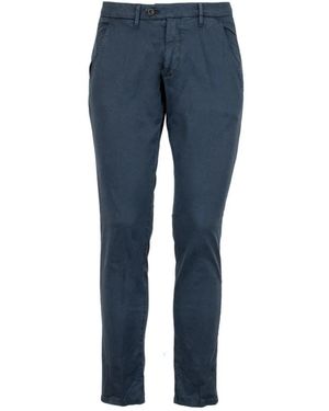 Roy Rogers Slim-Fit Trousers - Blue