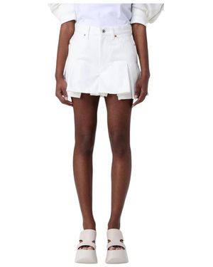 Sacai Denim Shorts - Bianco