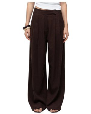 GUAJA. Wide Trousers - Noir