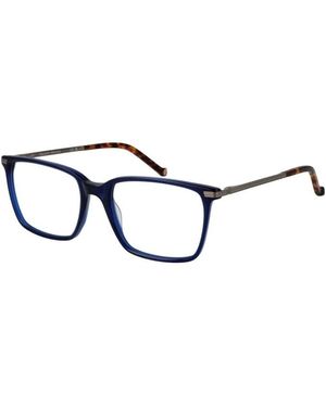 Hackett Accessoires ,Blauw ,Blauwe Optische Monturen Strak Ontwerp