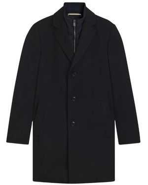 HUGO Single-Breasted Coats - Azul
