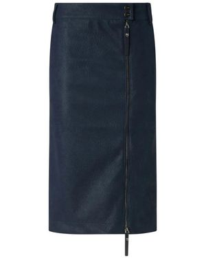 Pinko Rokken ,Blauw ,Leer Montiano Rok