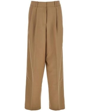 Michael Kors Straight Trousers - Natural