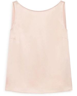 Maliparmi Tops ,Roze ,Shiny Cady Top