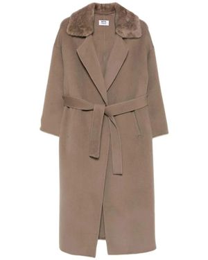 Betta Corradi Belted Coats - Brown