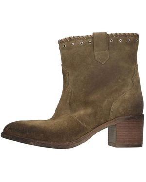 Strategia Cowboy & Biker Boots - Brown