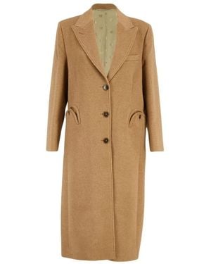 Blazé Milano Single-Breasted Coats - Neutro