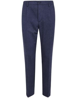 Cruna Slim-Fit Trousers - Bleu